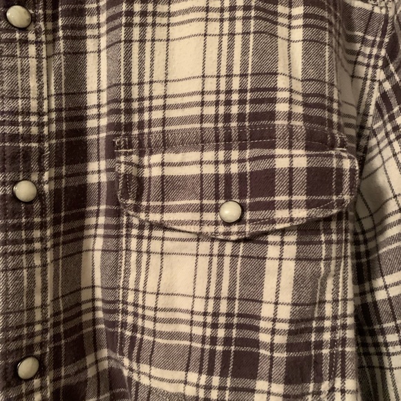 Lucky Brand mens XL western style flannel shirt - Picture 3 of 3